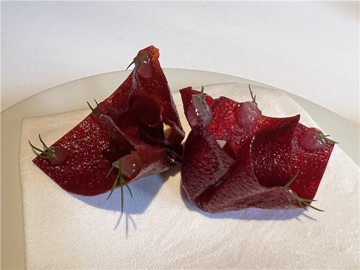 beetroot canape